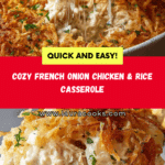 French Onion Chicken Rice Dinner Recipe