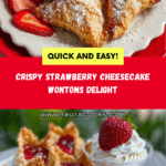 Strawberry Cheesecake Wontons Recipe
