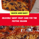 Heavenly Moist Fruit Cake Recipe