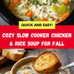Slow Cooker Chicken and Rice Soup Recipe