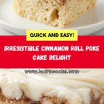CINNAMON ROLL POKE CAKE! Recipe