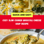 Slow Cooker Broccoli Cheese Soup Recipe