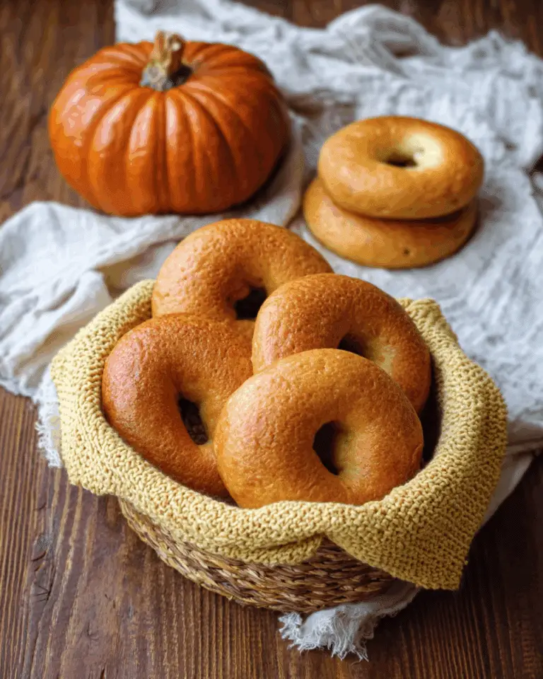 Pumpkin Bagels Recipe