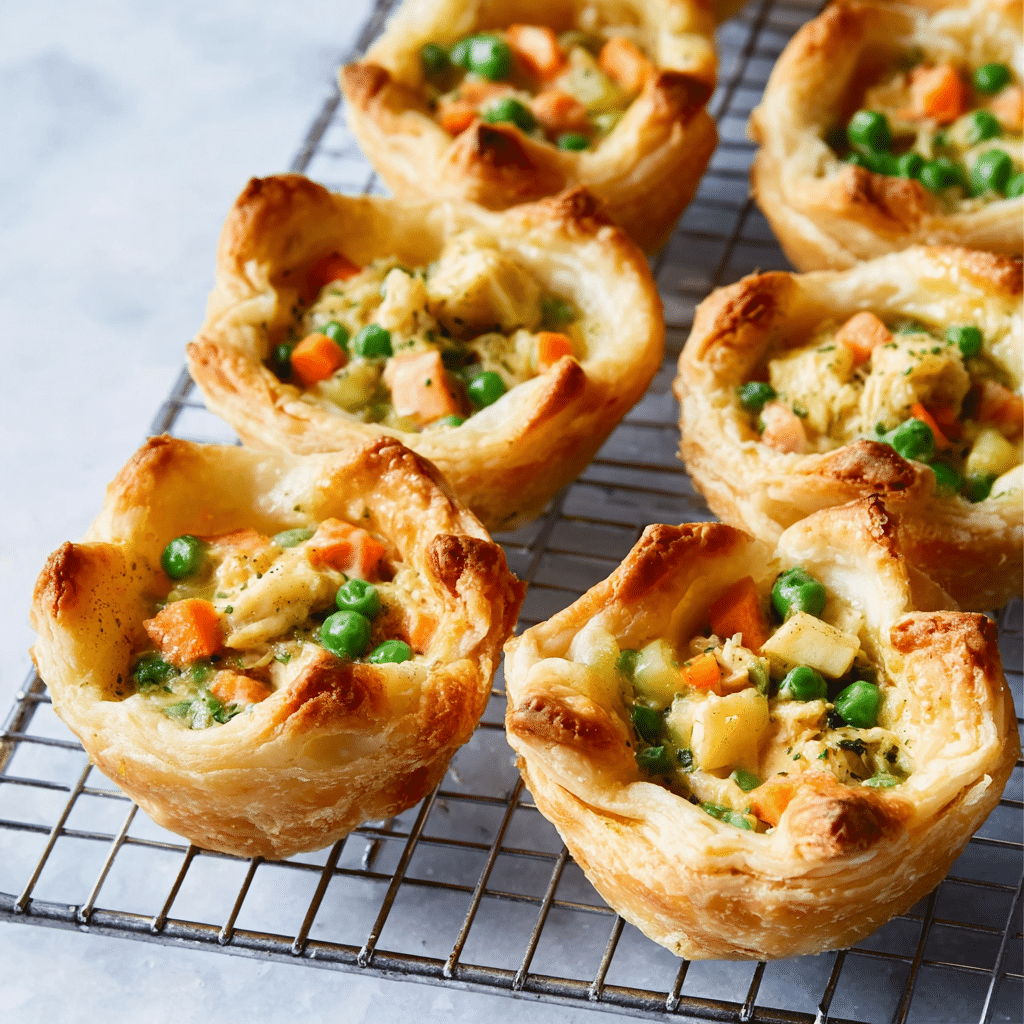 Mini Chicken Pot Pies Recipe - Recipe Image