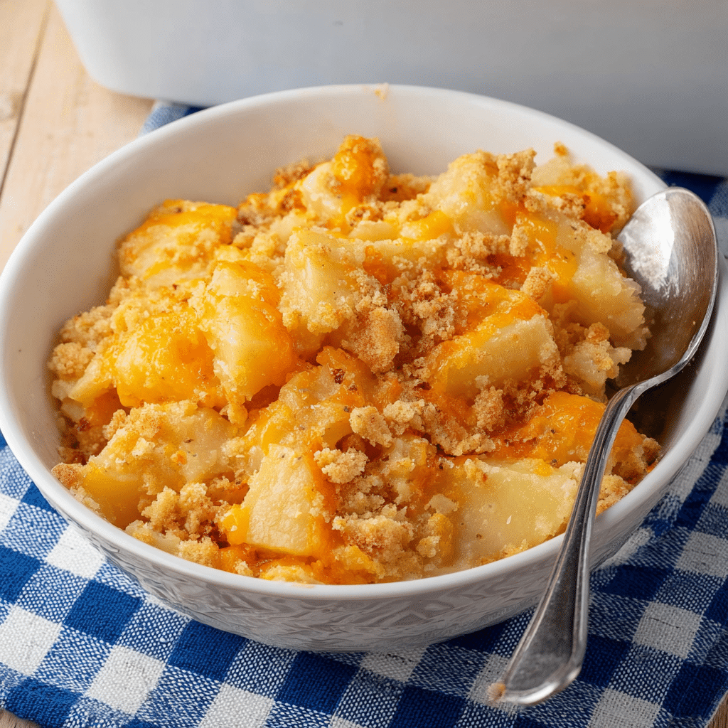 Paula Deen Pineapple Casserole Recipe - Recipe Image
