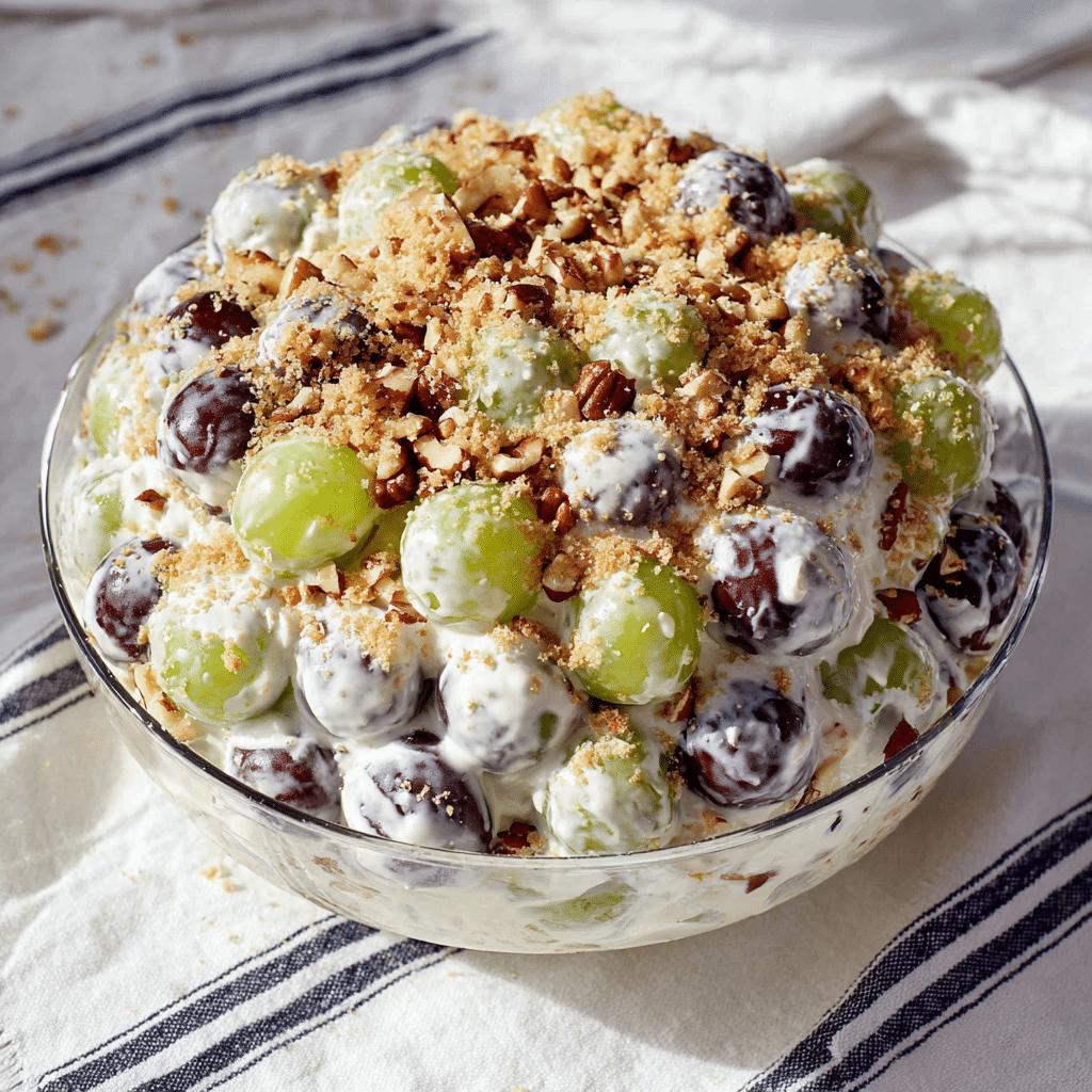 Creamy Grape Salad Recipe - Recipe Image