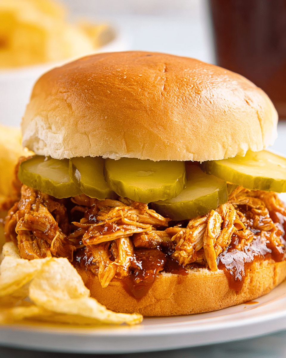 Slow Cooker Hot Honey Chicken Sandwiches Recipe