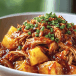 Crockpot Pineapple BBQ Chicken Dinner Recipe