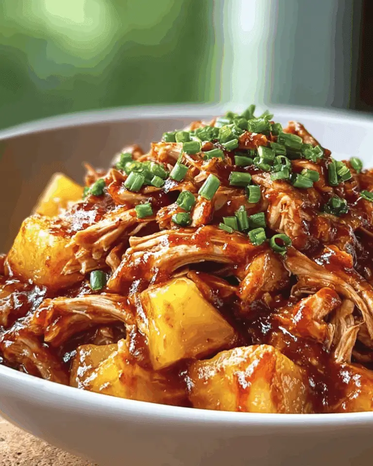 Crockpot Pineapple BBQ Chicken Dinner Recipe