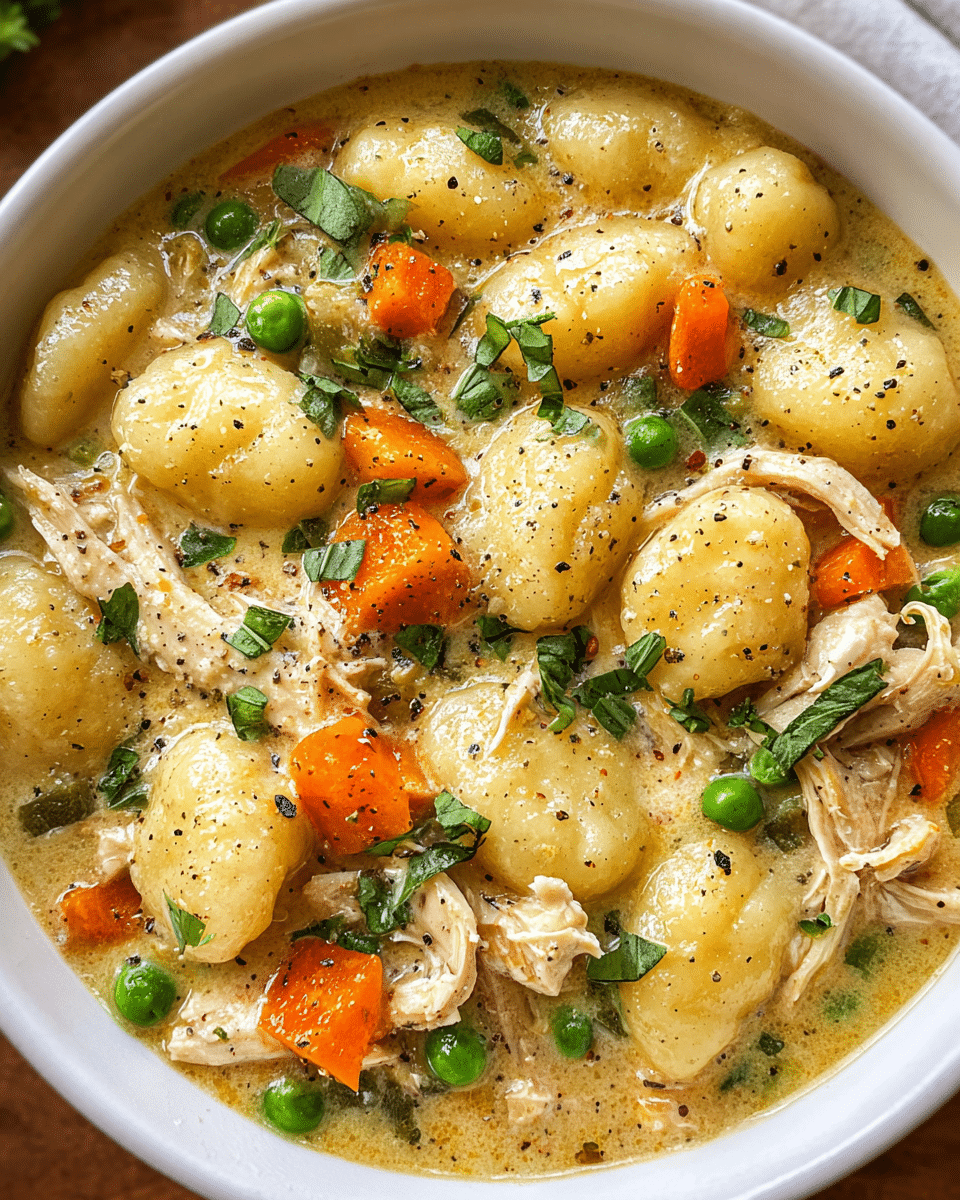ONE POT GNOCCHI CHICKEN POT PIE Recipe