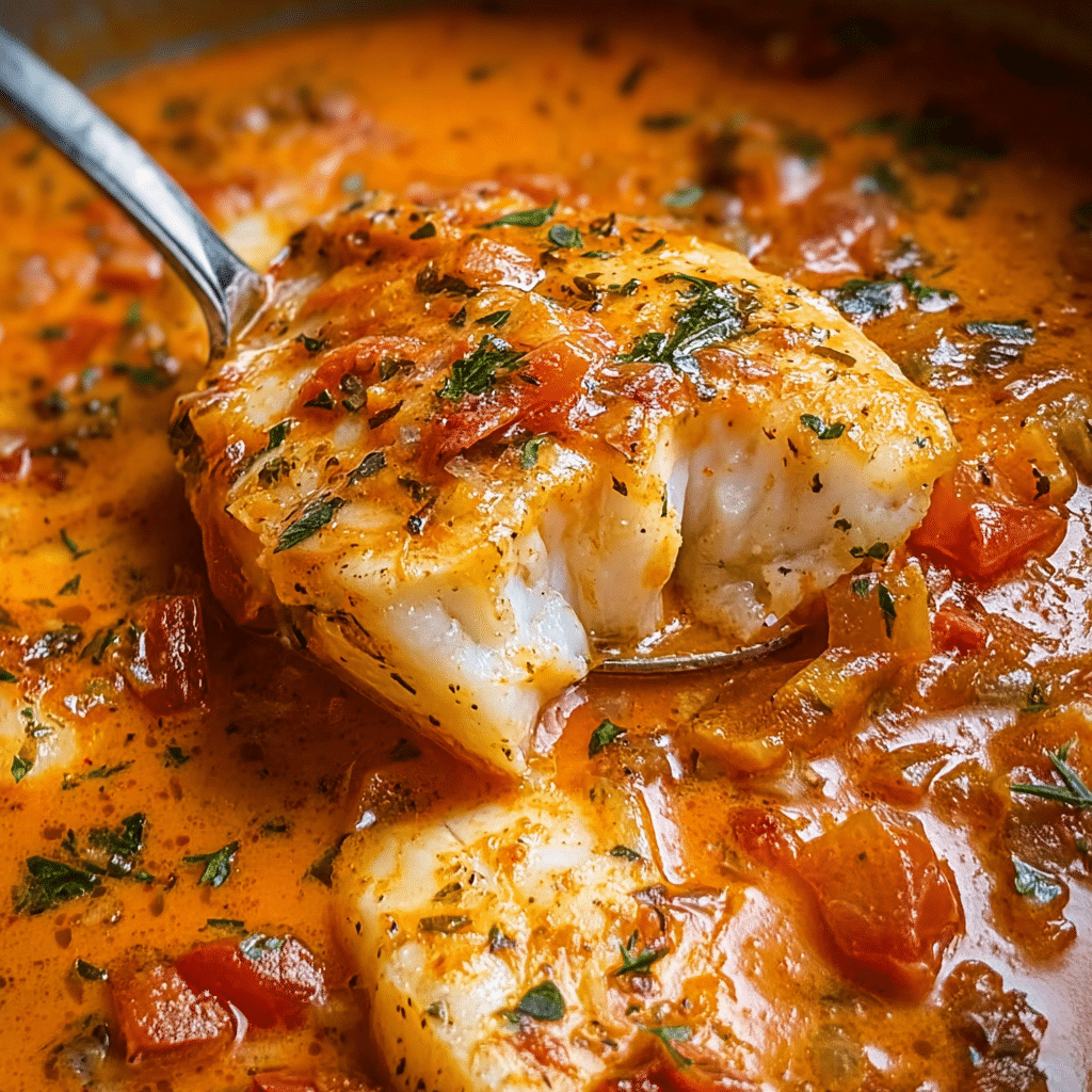 TILAPIA IN ROASTED PEPPER SAUCE Recipe - Recipe Image
