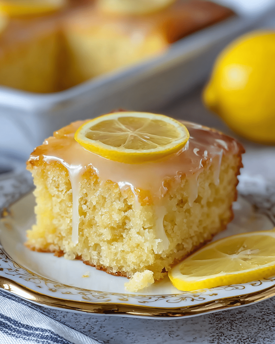 A LEMON CAKE TO DIE FOR Recipe