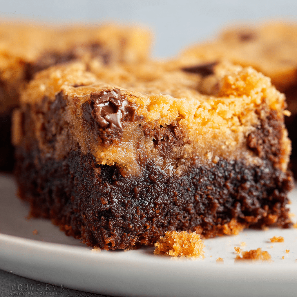 Chocolate Pumpkin Cheesecake Bars Recipe - Recipe Image