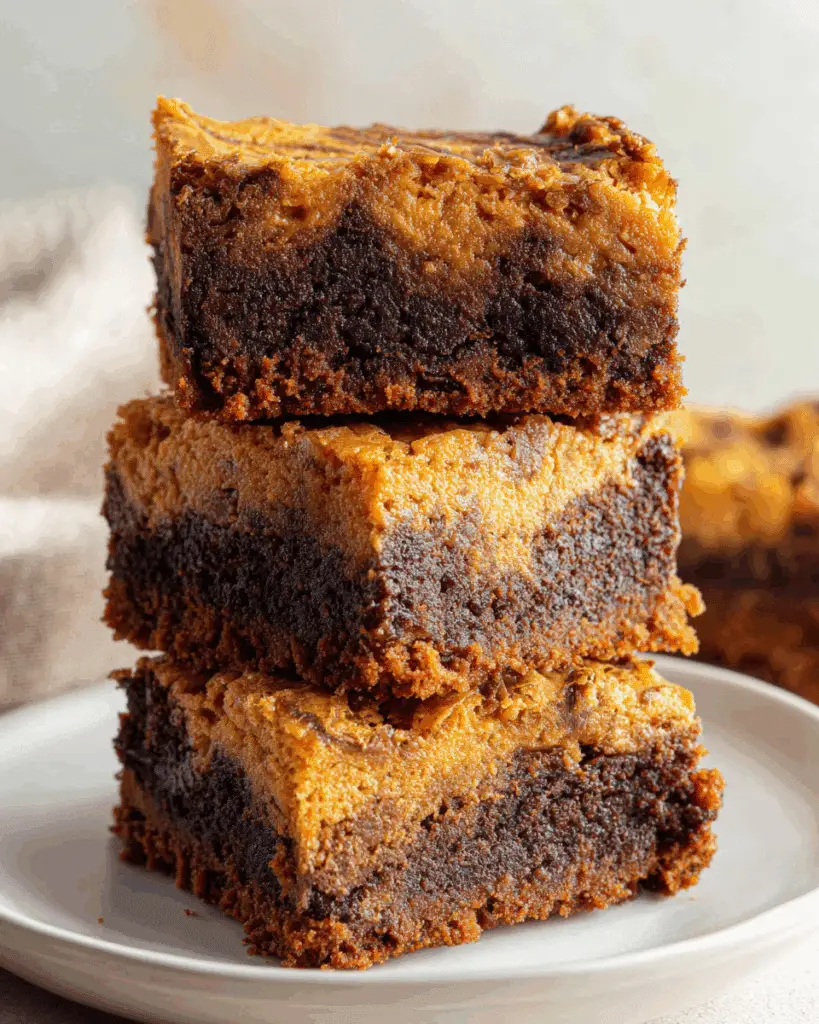 Chocolate Pumpkin Cheesecake Bars Recipe