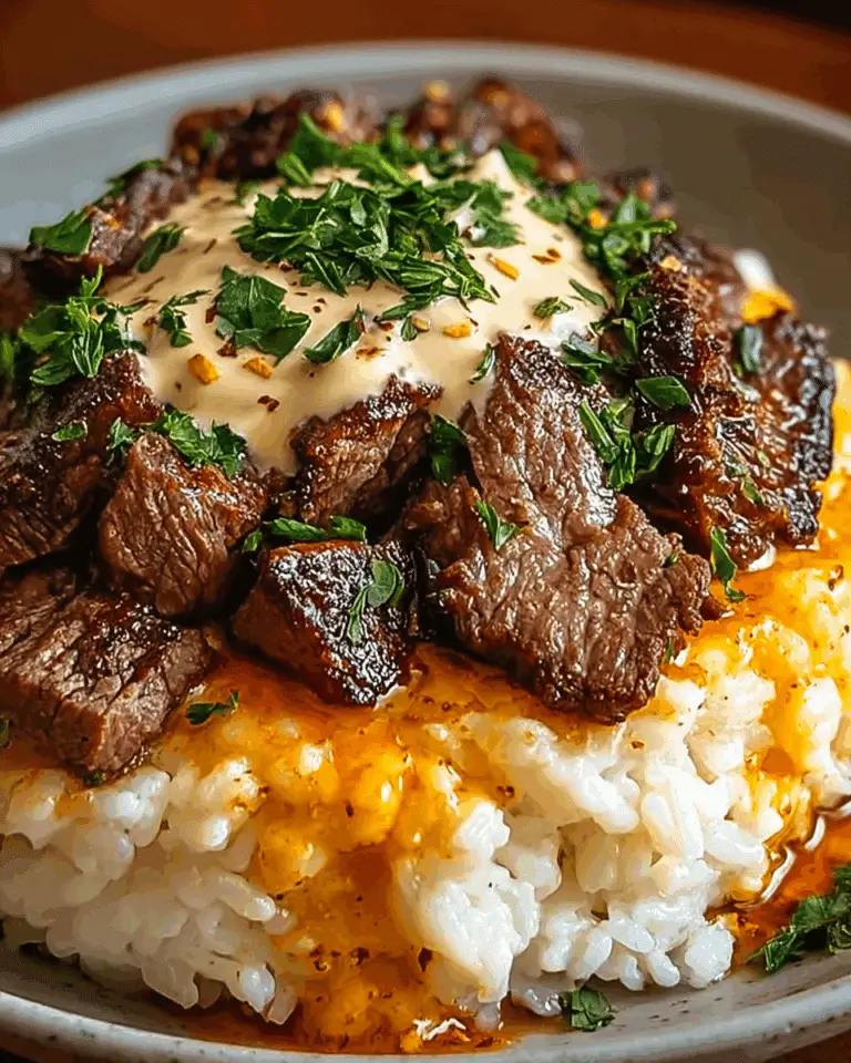 STEAK AND QUESO RICE Recipe