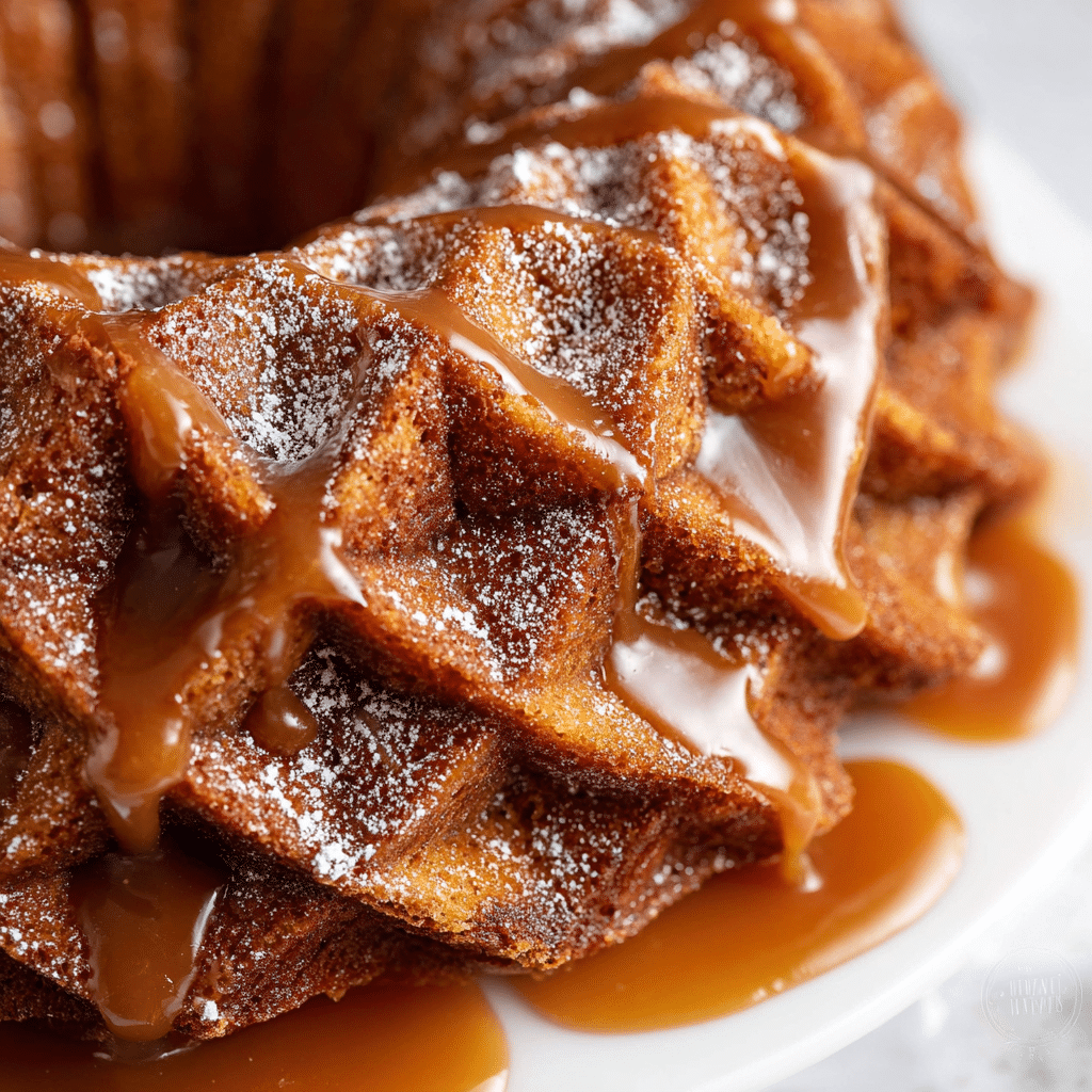 Caramel Apple Bundt Cake Recipe - Recipe Image