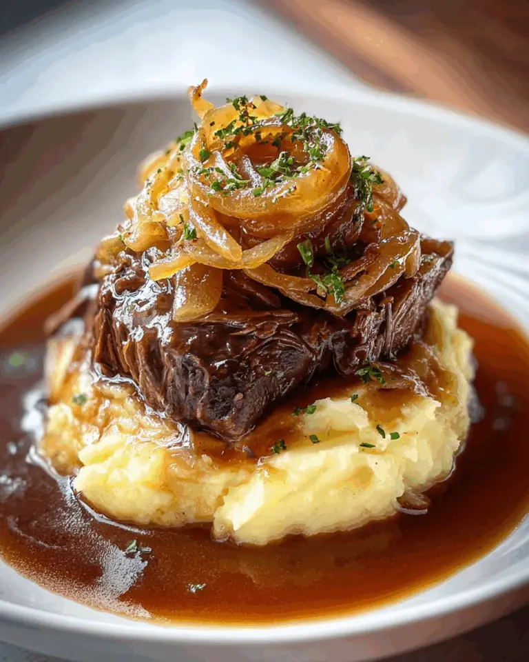 SAVORY FRENCH ONION POT ROAST Recipe