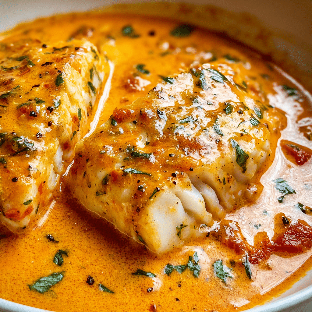 TILAPIA IN ROASTED PEPPER SAUCE Recipe - Recipe Image