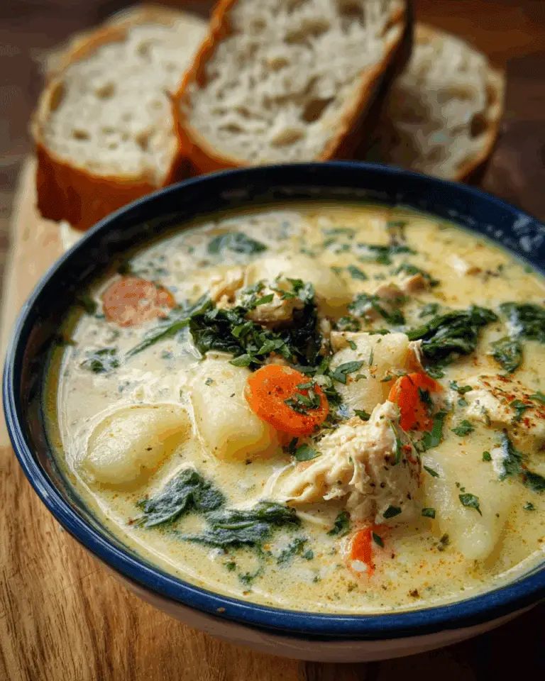 Olive Garden Chicken Gnocchi Soup Recipe