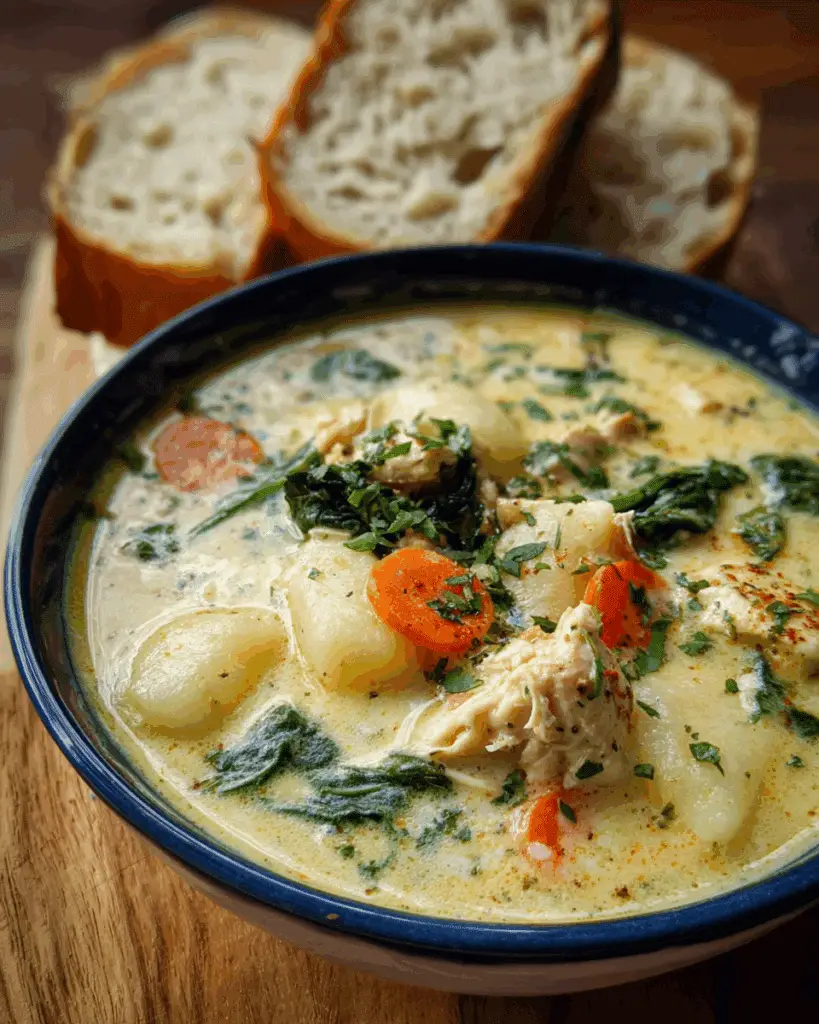 Olive Garden Chicken Gnocchi Soup Recipe