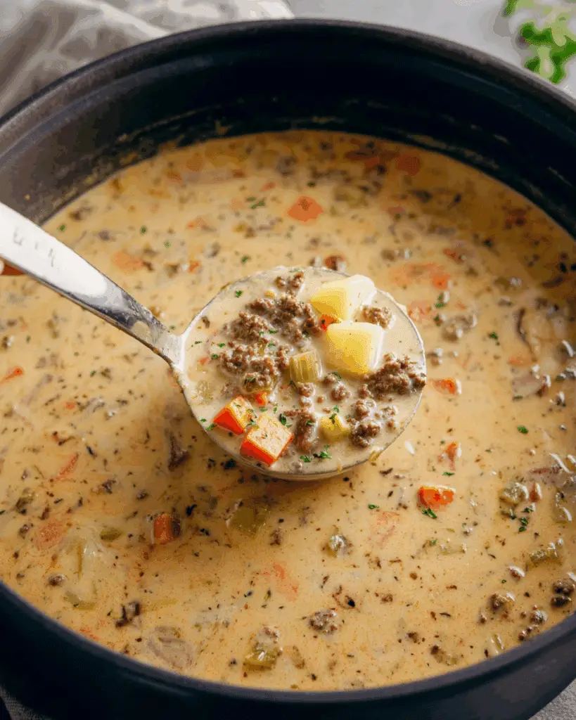 Warm Sausage Potato Soup Recipe