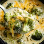 Slow Cooker Broccoli Cheese Soup Recipe