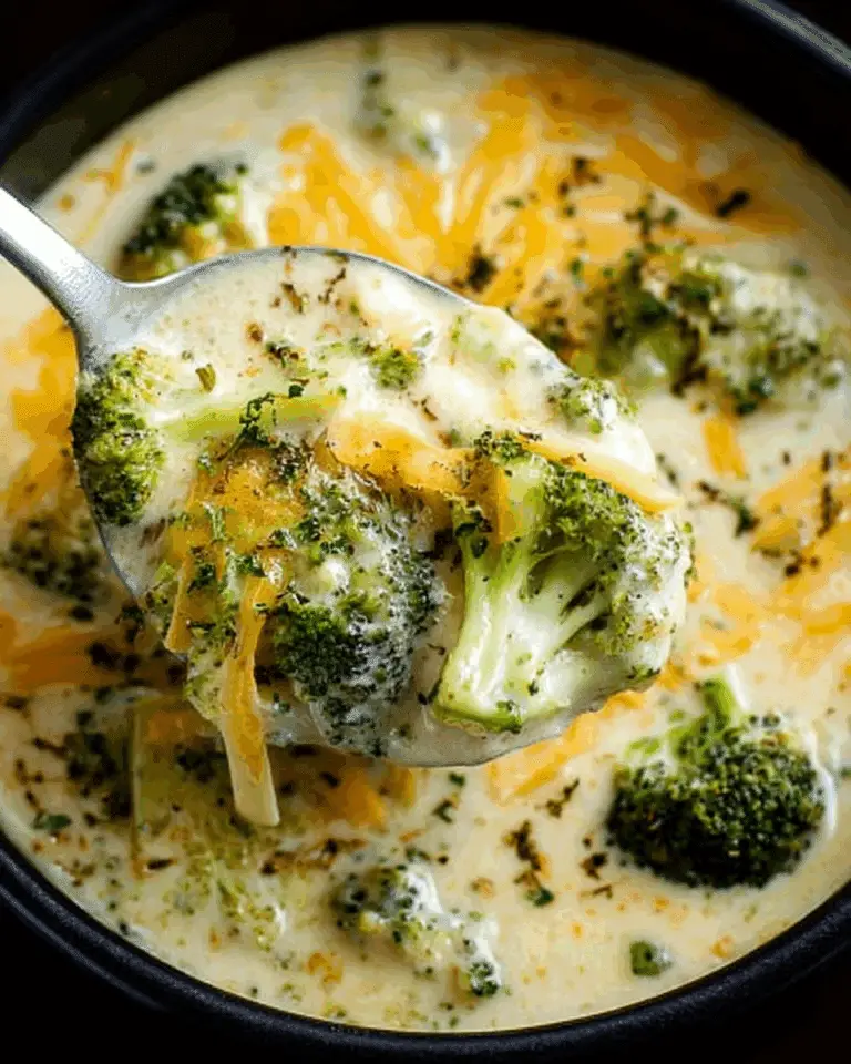 Slow Cooker Broccoli Cheese Soup Recipe