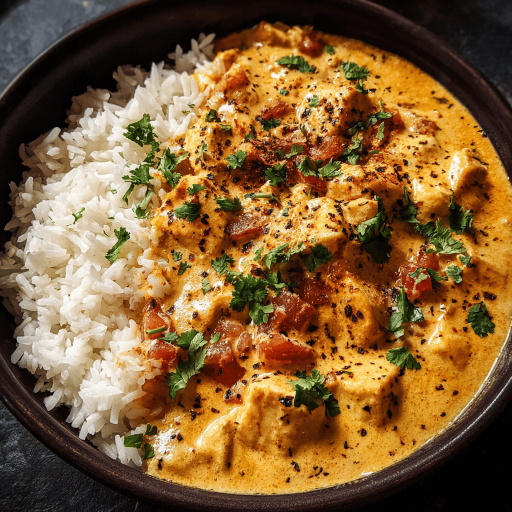 Crockpot Creamy Coconut Chicken Tikka Masala Recipe - Recipe Image