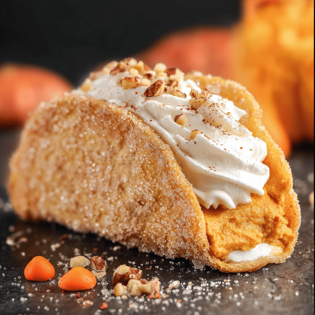 Pumpkin Pie Tacos Recipe - Recipe Image