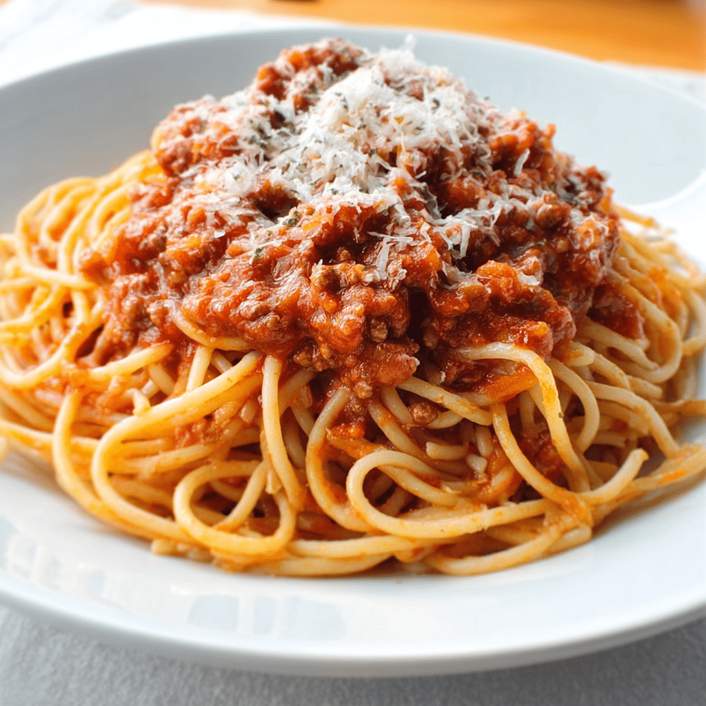 Crock Pot Spaghetti Recipe - Recipe Image