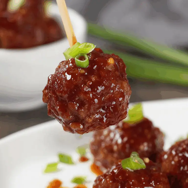 Sweet and Spicy Slow Cooker Meatballs - Flavorful Party Appetizer