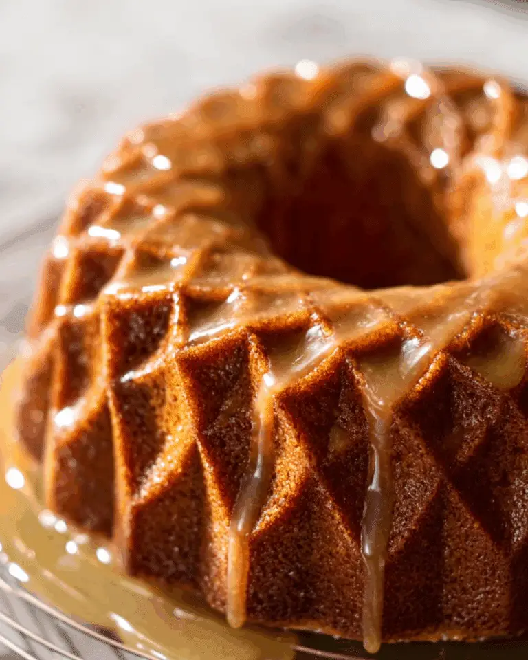 Caramel Apple Bundt Cake Recipe