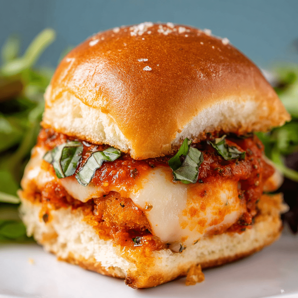 Chicken Parm Sliders Recipe - Recipe Image