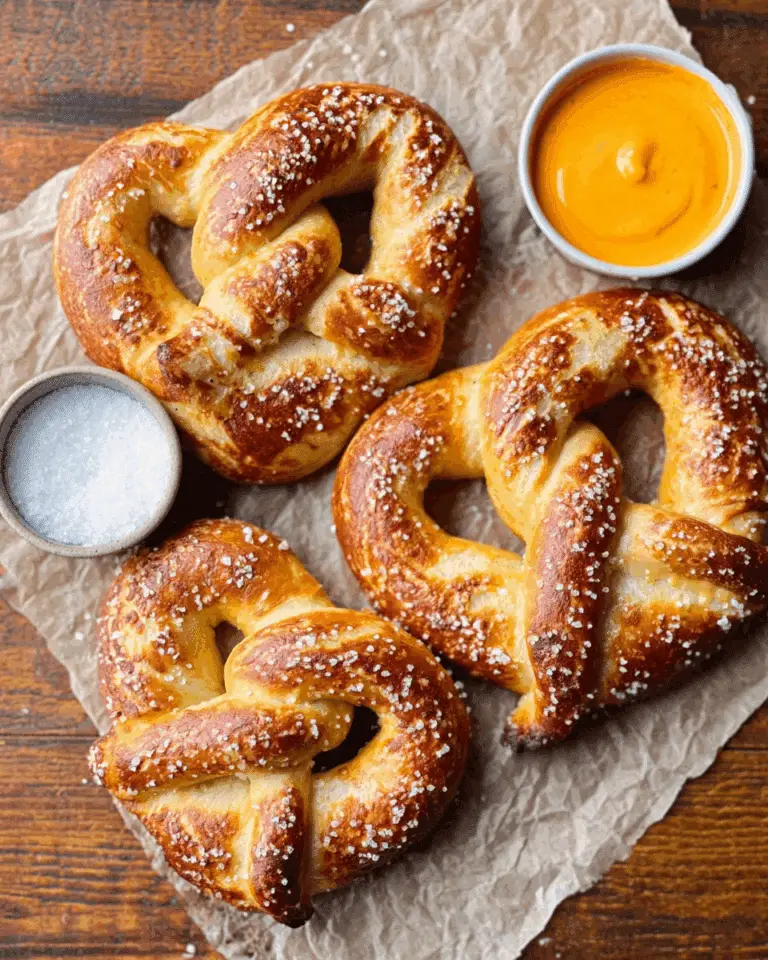 Homemade Auntie Anne’s Style Soft Pretzels Recipe