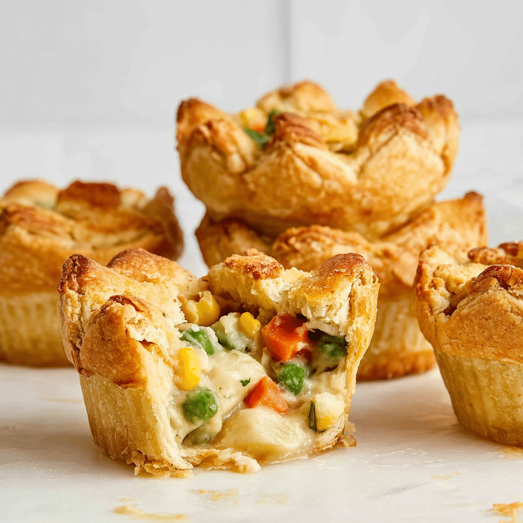 Mini Chicken Pot Pies Recipe - Recipe Image