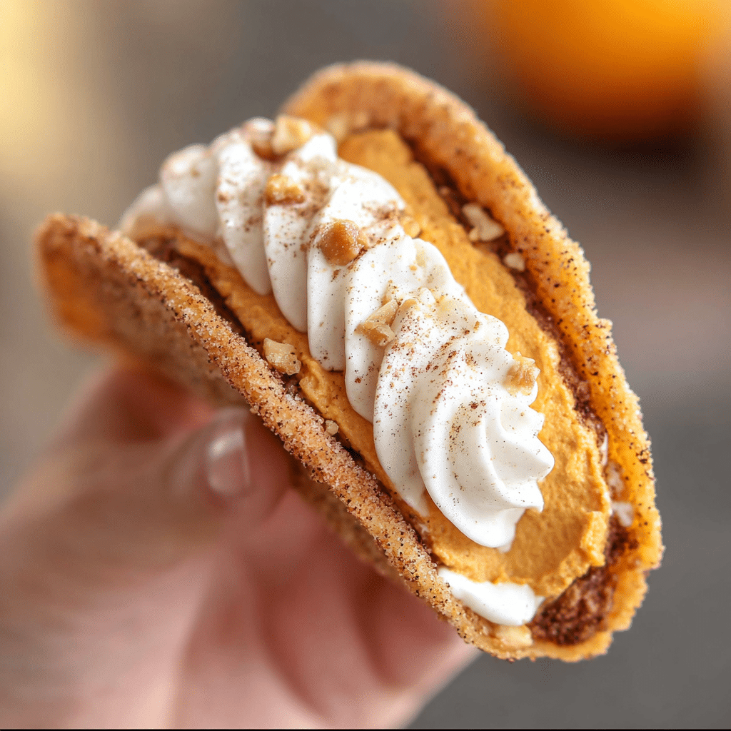 Pumpkin Pie Tacos Recipe - Recipe Image