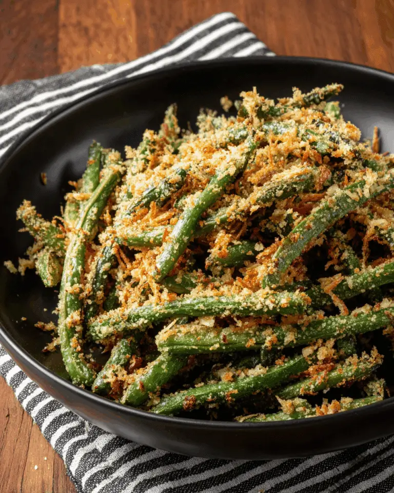 Roasted Parmesan Green Beans Recipe