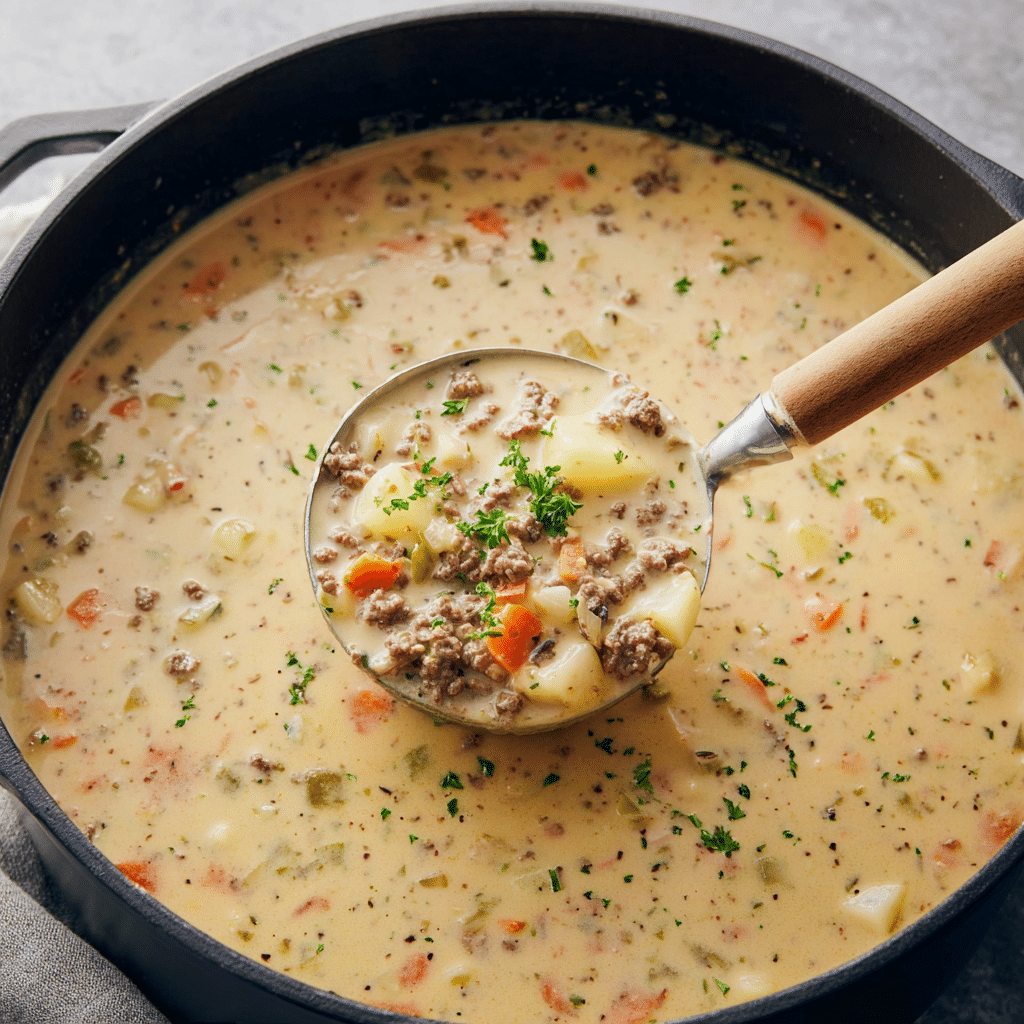 Sausage Potato Soup for Dinner Recipe - Recipe Image