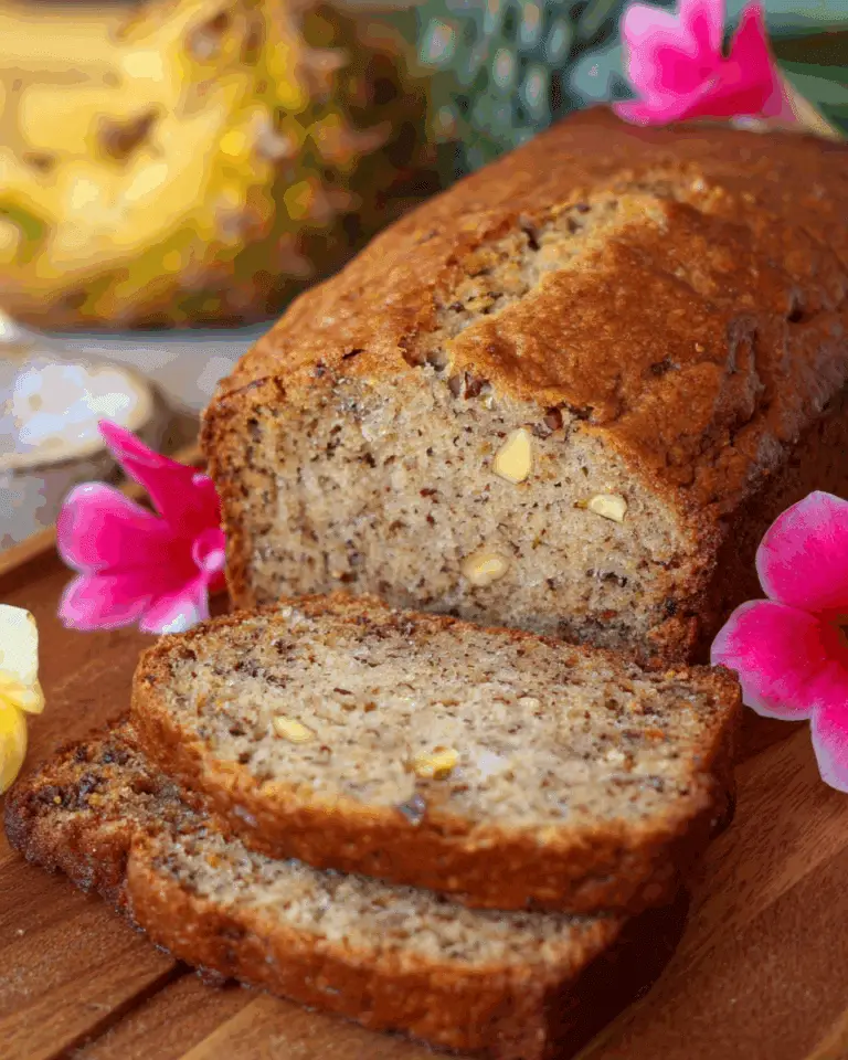 Hawaiian Banana Bread Recipe