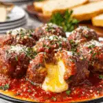 Cheese Stuffed Meatballs Recipe