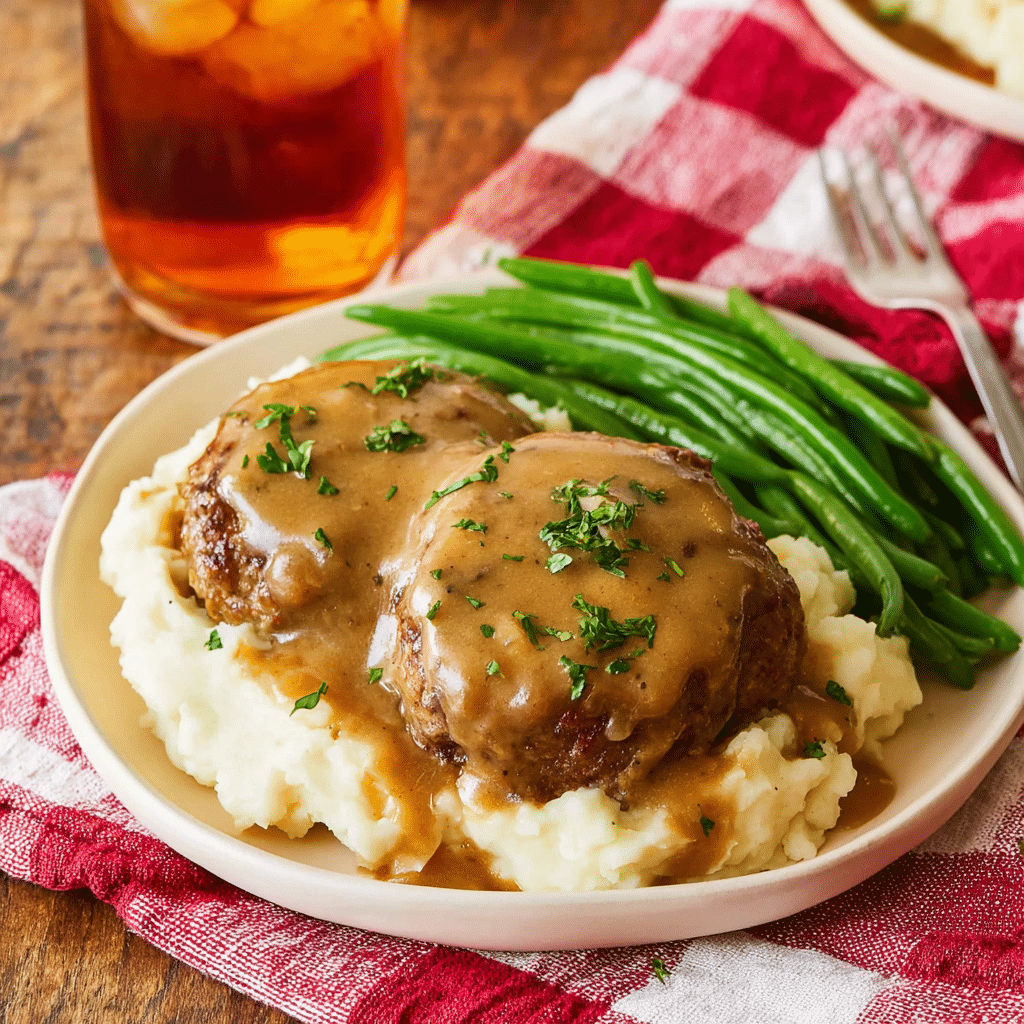Slow Cooker Salisbury Steaks Recipe - Recipe Image