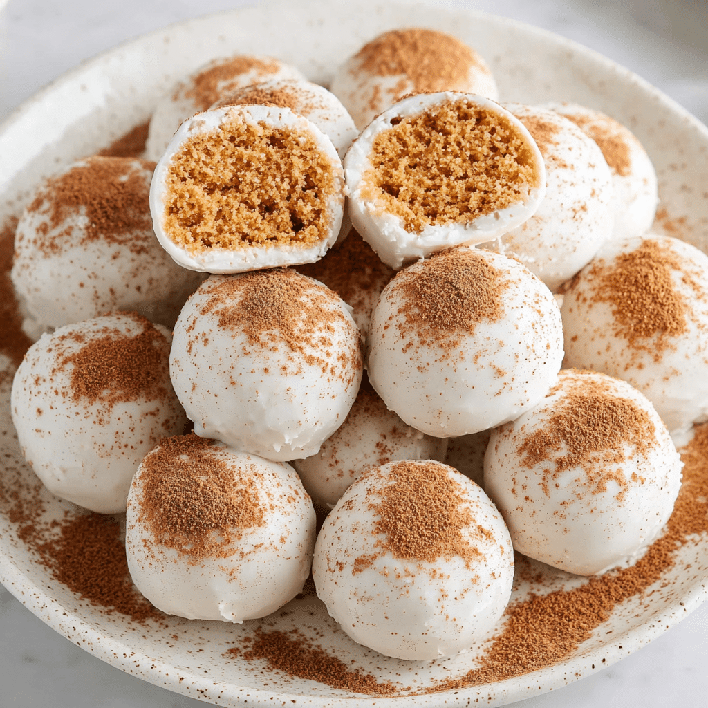 Pumpkin Spice Cheesecake Bites Recipe - Recipe Image
