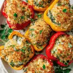 Herby Ricotta Stuffed Peppers Recipe