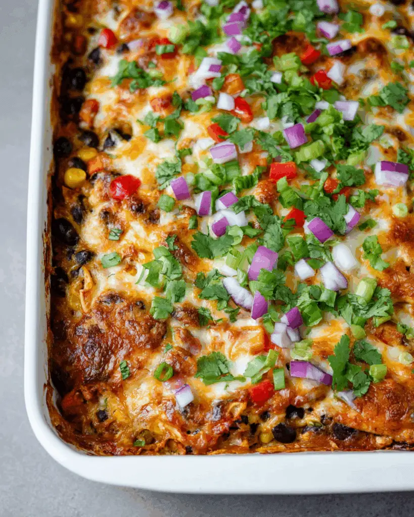 Chicken Burrito Casserole Recipe