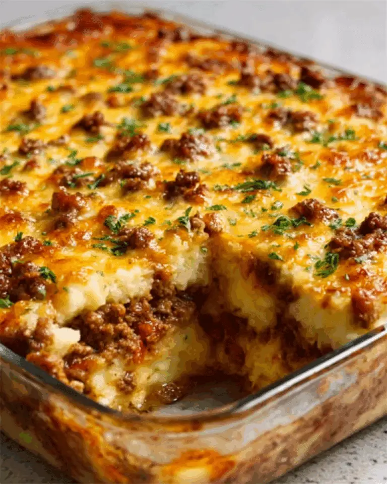 Loaded Potato & Meatloaf Casserole Recipe