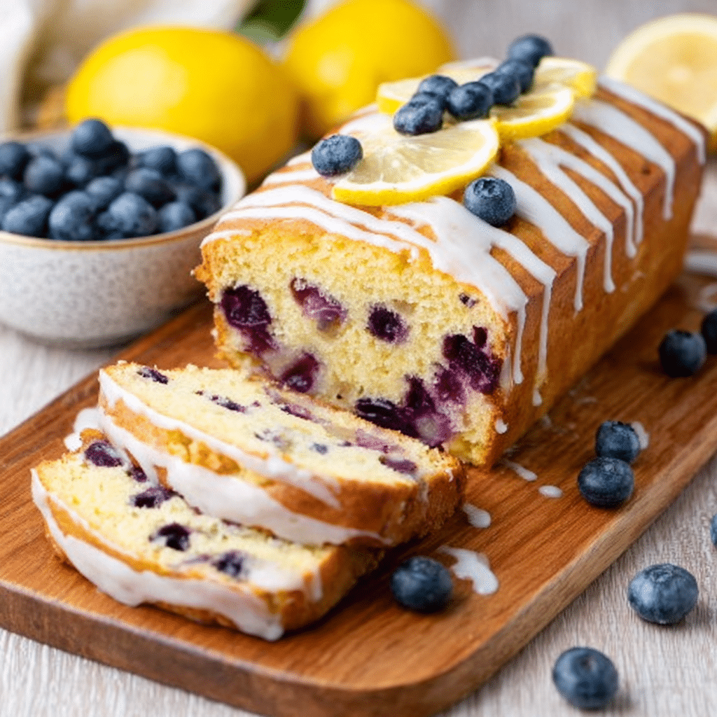 THE BEST LEMON BLUEBERRY BREAD RECIPE - Recipe Image