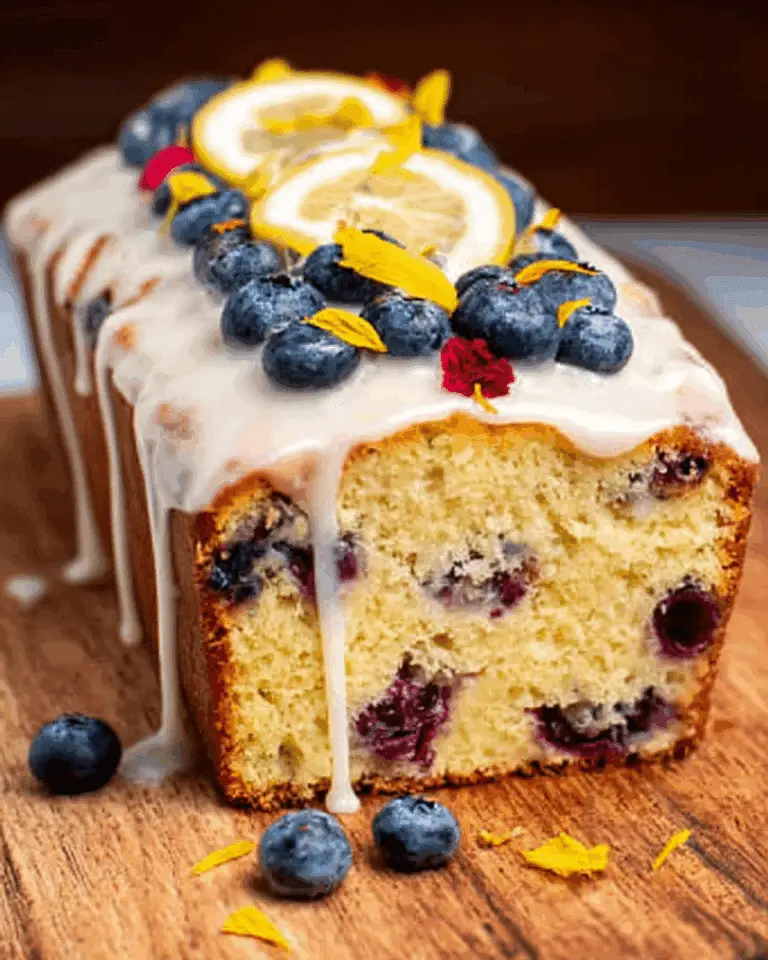 THE BEST LEMON BLUEBERRY BREAD RECIPE