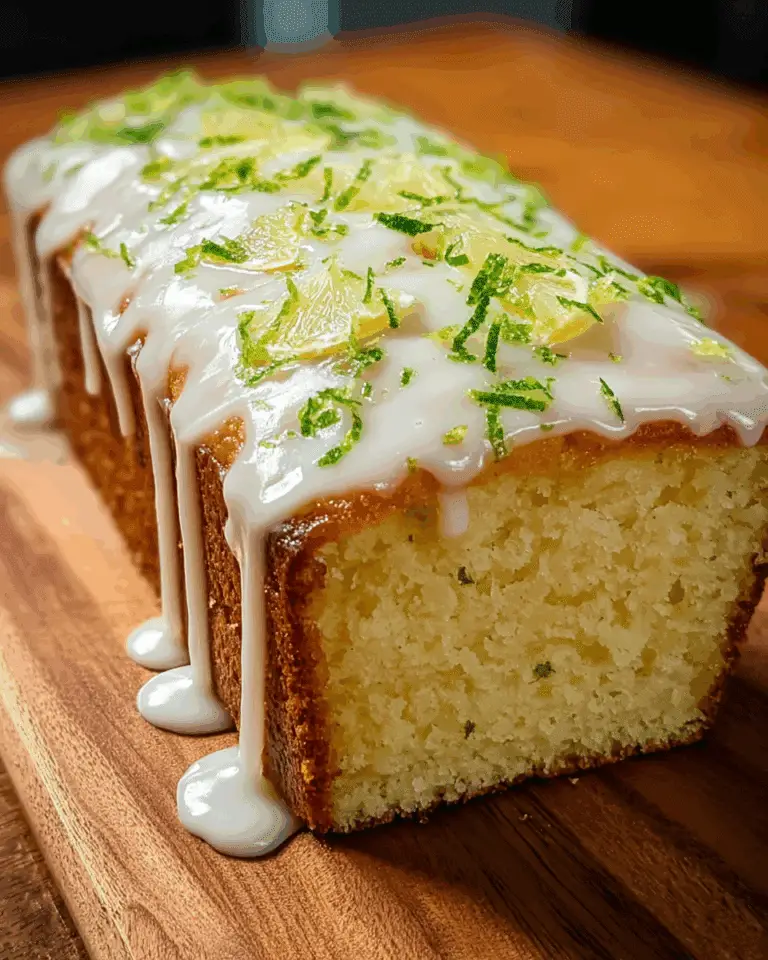Key Lime Pound Cake Recipe