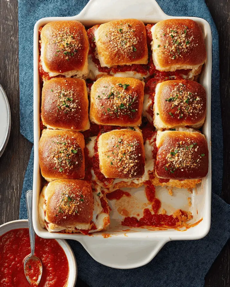 Chicken Parm Sliders Recipe