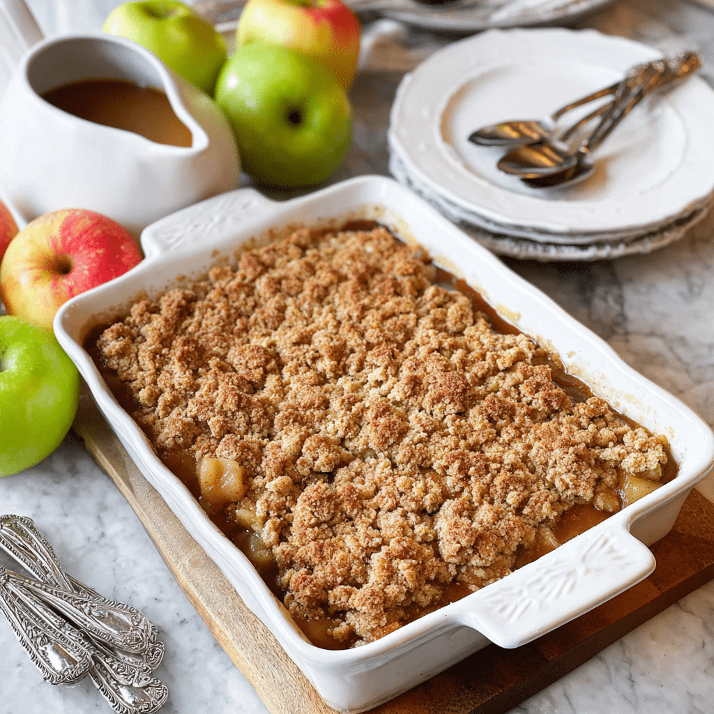 EASY Apple Crumble RECIPE - Recipe Image